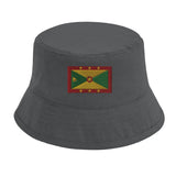 Chapeau bob drapeau de la grenade - pixelformaflag