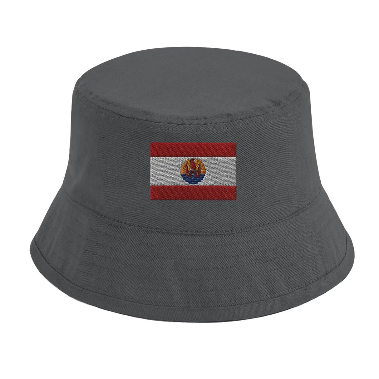 Chapeau bob drapeau de la polynésie française - pixelformaflag