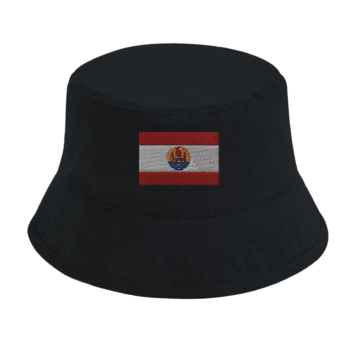 Chapeau bob drapeau de la polynésie française - pixelformaflag