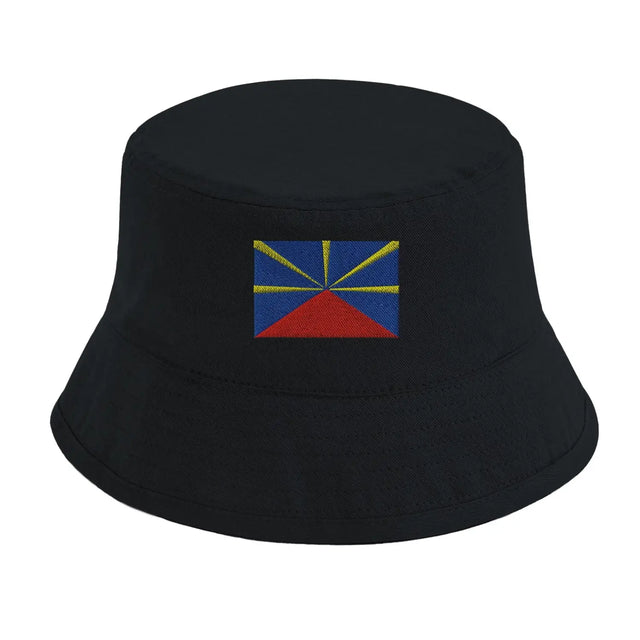 Chapeau bob drapeau de la réunion - pixelformaflag