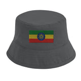 Chapeau bob éthiopie coton brodé couleurs estivales