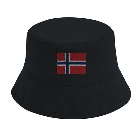 Chapeau bob drapeau de l’île bouvet - pixelformaflag