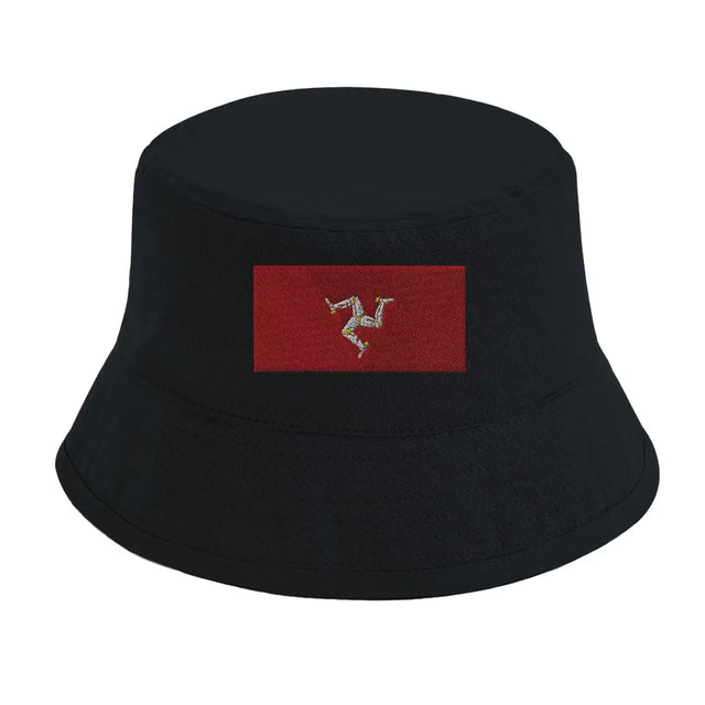 Chapeau bob drapeau de l’île de man - pixelformaflag