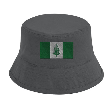 Chapeau bob drapeau de l’île norfolk - pixelformaflag