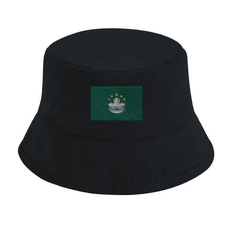 Chapeau bob drapeau de macao - pixelformaflag