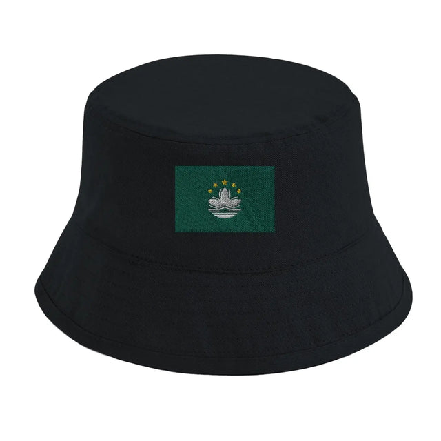 Chapeau bob drapeau de macao - pixelformaflag