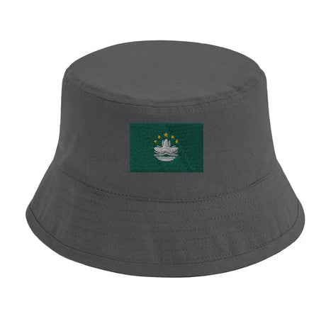 Chapeau bob drapeau de macao - pixelformaflag