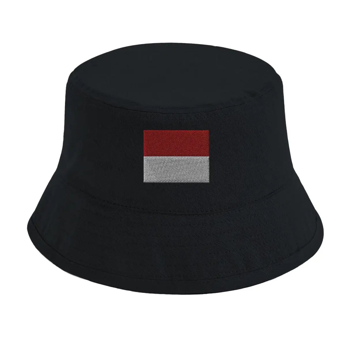 Chapeau bob drapeau de monaco - pixelformaflag