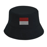 Chapeau bob drapeau de monaco - pixelformaflag