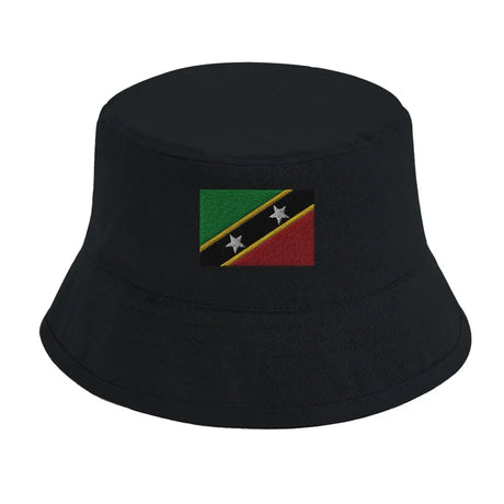 Chapeau bob drapeau de saint-christophe-et-niévès - pixelformaflag