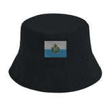 Chapeau bob drapeau de saint-marin - pixelformaflag