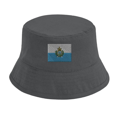 Chapeau bob drapeau de saint-marin - pixelformaflag
