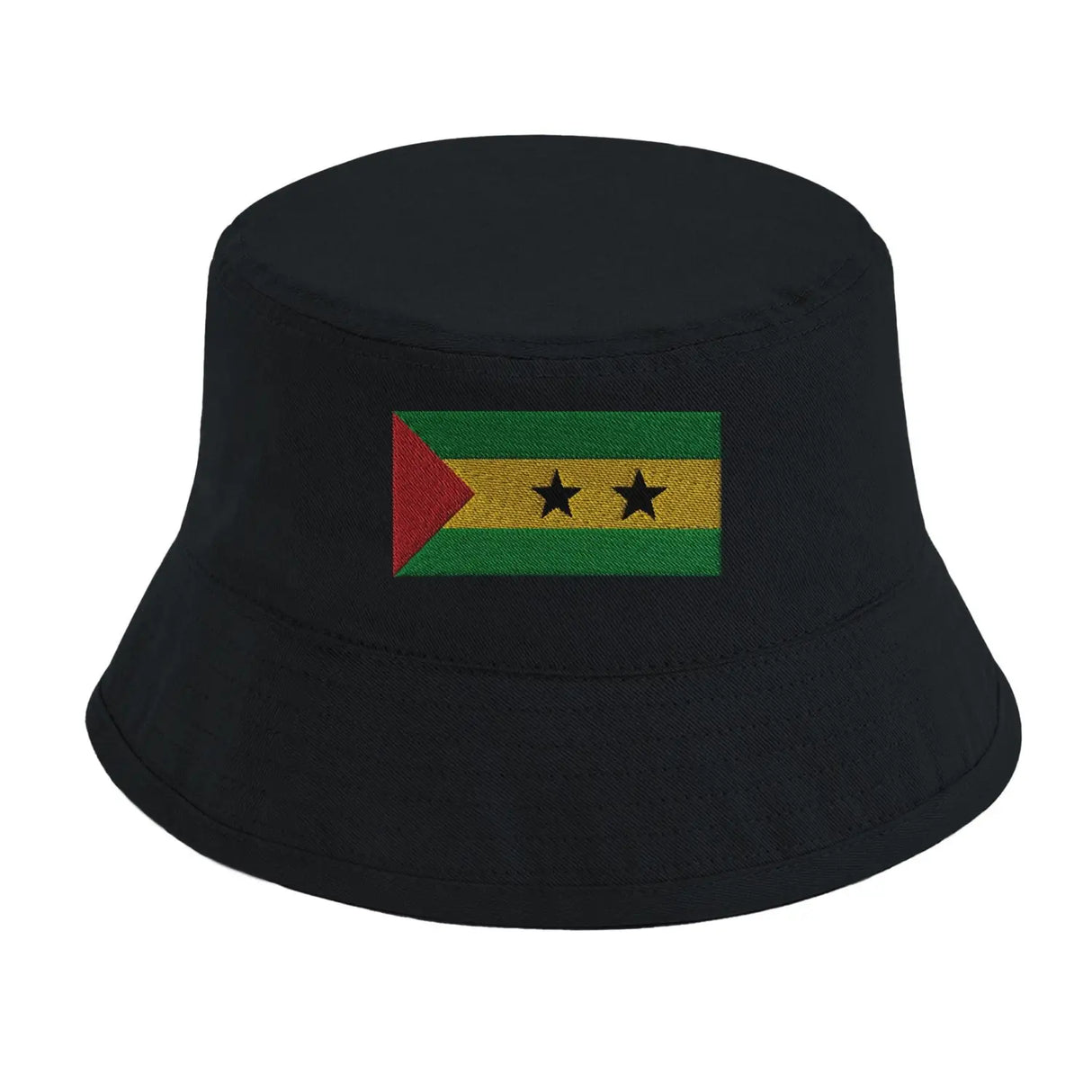 Chapeau bob drapeau de sao tomé-et-principe - pixelformaflag