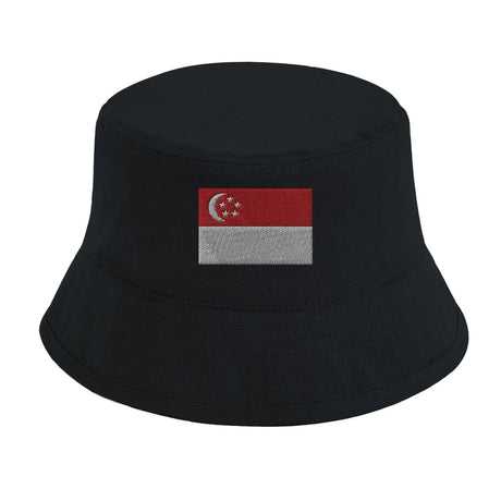 Chapeau bob drapeau de singapour - pixelformaflag