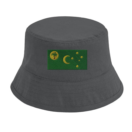 Chapeau bob drapeau des îles cocos - pixelformaflag