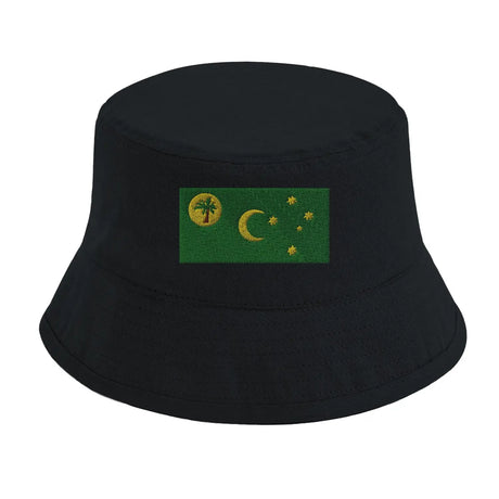 Chapeau bob drapeau des îles cocos - pixelformaflag