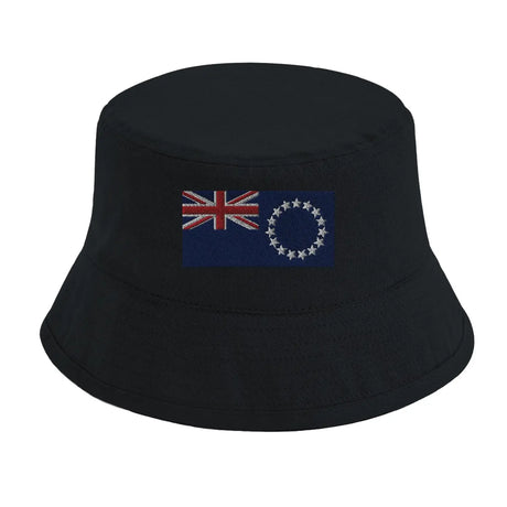 Chapeau bob drapeau des îles cook - pixelformaflag