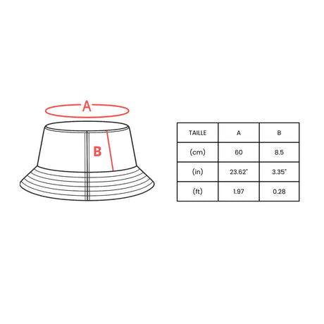 Chapeau bob drapeau des tuvalu - pixelformaflag