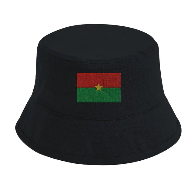 Chapeau Bob Drapeau du Burkina Faso - Pixelforma 