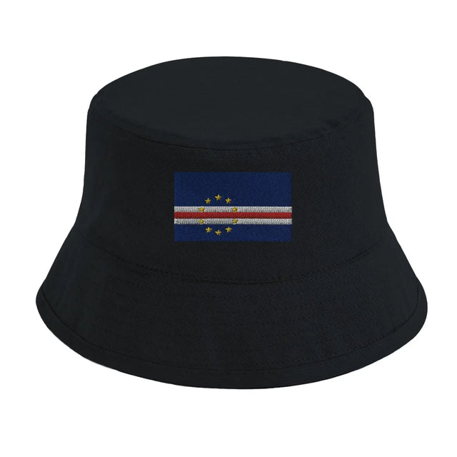 Chapeau bob drapeau du cap-vert - pixelformaflag