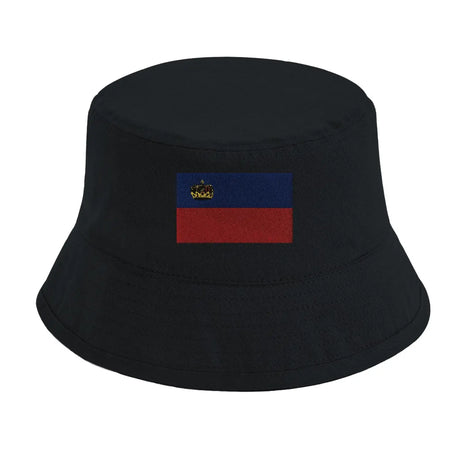 Chapeau bob drapeau du liechtenstein - pixelformaflag