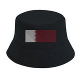 Chapeau bob drapeau du qatar - pixelformaflag