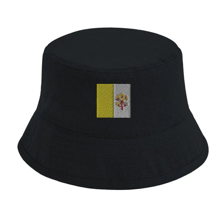 Chapeau bob drapeau du vatican - pixelformaflag