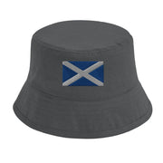 Chapeau bob drapeau écosse coton brodé excellente respirabilité