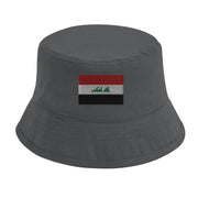 Chapeau bob drapeau irak coton brodé excellente respirabilité