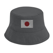 Chapeau bob drapeau japon coton brodé excellente respirabilité