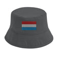 Chapeau bob drapeau luxembourg coton brodé respirant