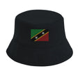 Chapeau bob drapeau saint-christophe brodé coton respirant