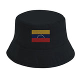 Chapeau bob drapeau venezuela coton brodé respirant