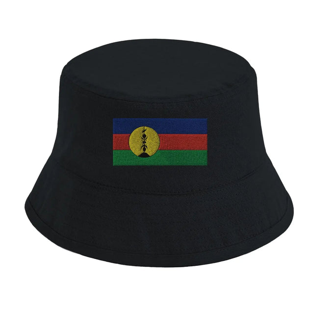 Chapeau bob drapeaux de la nouvelle-calédonie - pixelformaflag