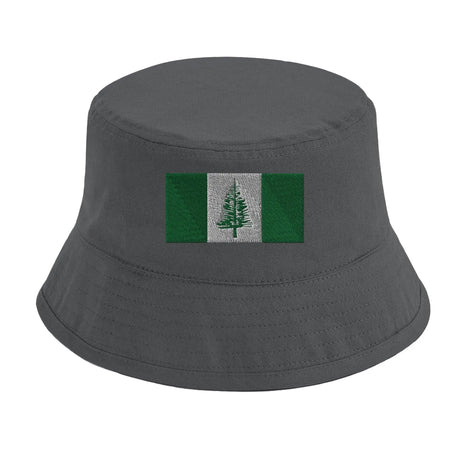 Chapeau bob île norfolk coton brodé léger et tendance