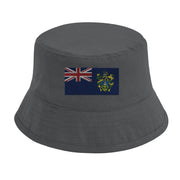 Chapeau bob îles pitcairn coton brodé léger et tendance
