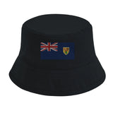 Chapeau bob îles turques-et-caïques coton brodé
