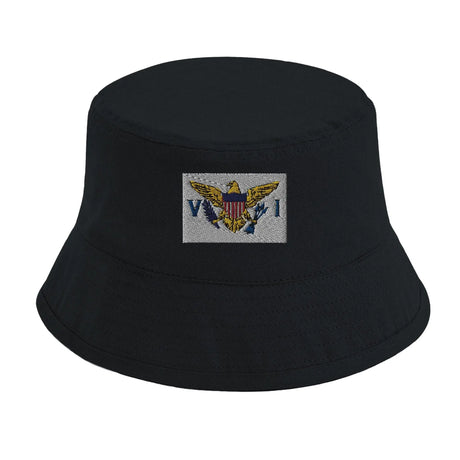 Chapeau bob îles vierges coton brodé excellente respirabilité