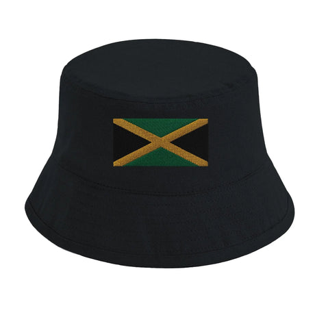 Chapeau bob jamaïque coton brodé couleurs estivales