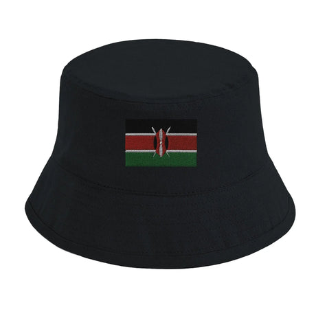 Chapeau bob kenya brodé coton léger couleur tendance