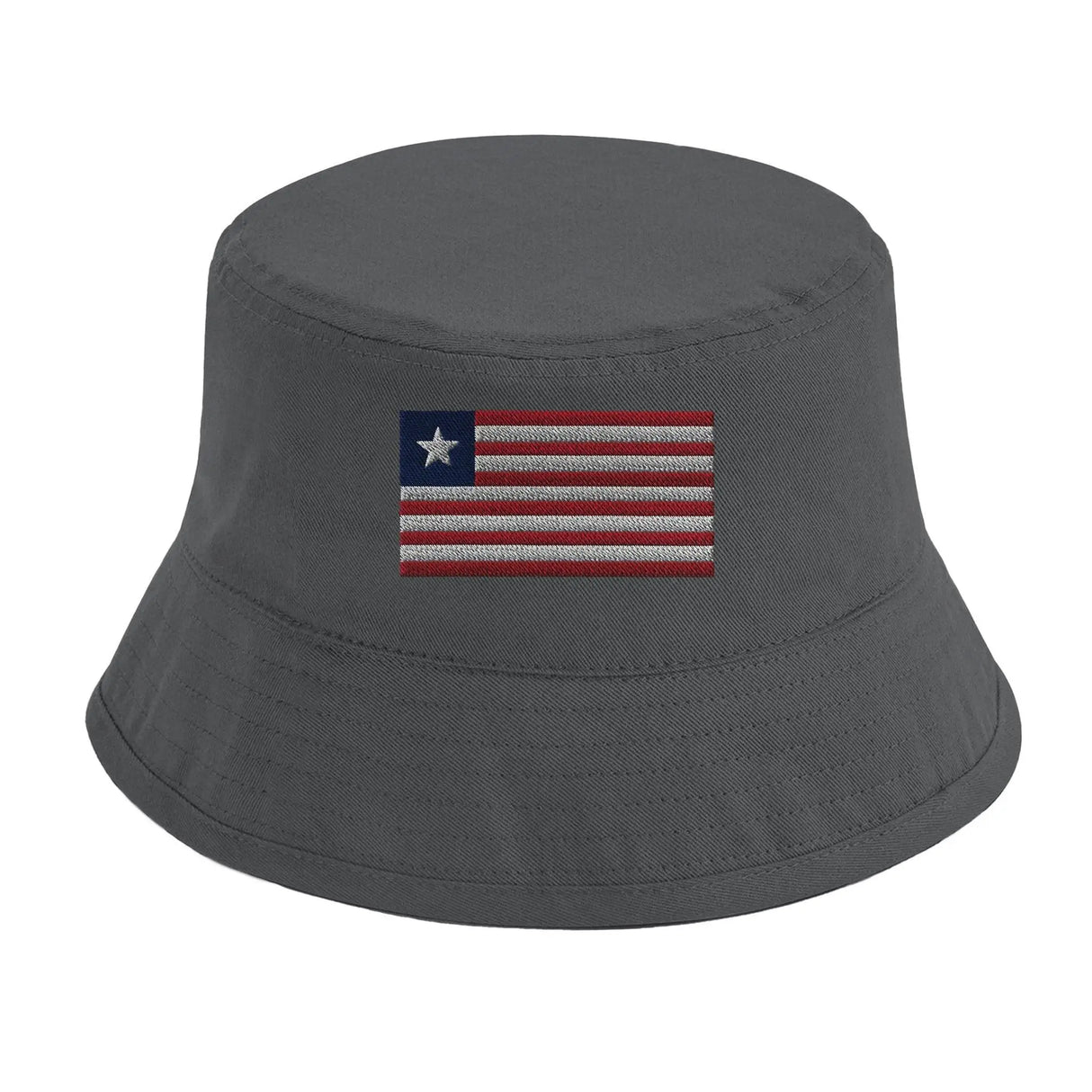 Chapeau bob liberia brodé coton excellente respirabilité