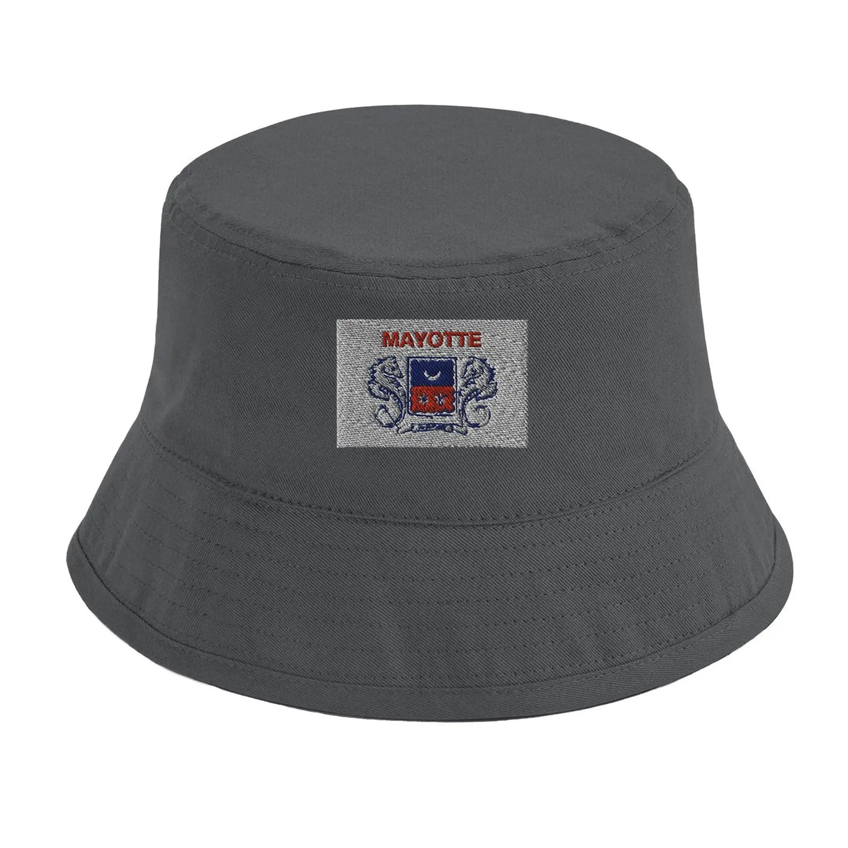 Chapeau bob mayotte coton brodé léger et respirant