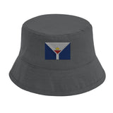 Chapeau bob saint-martin coton brodé style antilles française