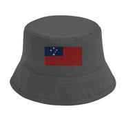 Chapeau bob samoa coton brodé couleur estivale tendance