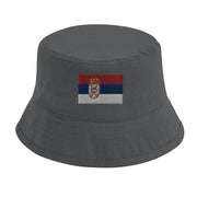 Chapeau bob serbie brodé coton excellente respirabilité