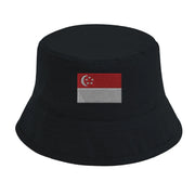 Chapeau bob singapour coton brodé excellente respirabilité