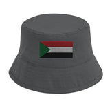 Chapeau bob soudan brodé coton excellente respirabilité