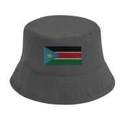 Chapeau bob soudan du sud coton brodé excellente respirabilité