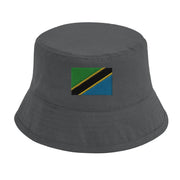 Chapeau bob tanzanie coton brodé couleurs estivales