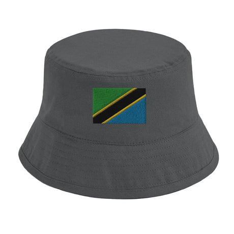 Chapeau bob tanzanie coton brodé couleurs estivales
